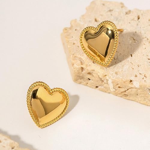 Miniatura 5 de Aretes de aro de oro para mujer, chapados en oro de 14 quilates, aretes colgantes de turquesa con cierre de palanca, hipoalergénicos, a la moda,