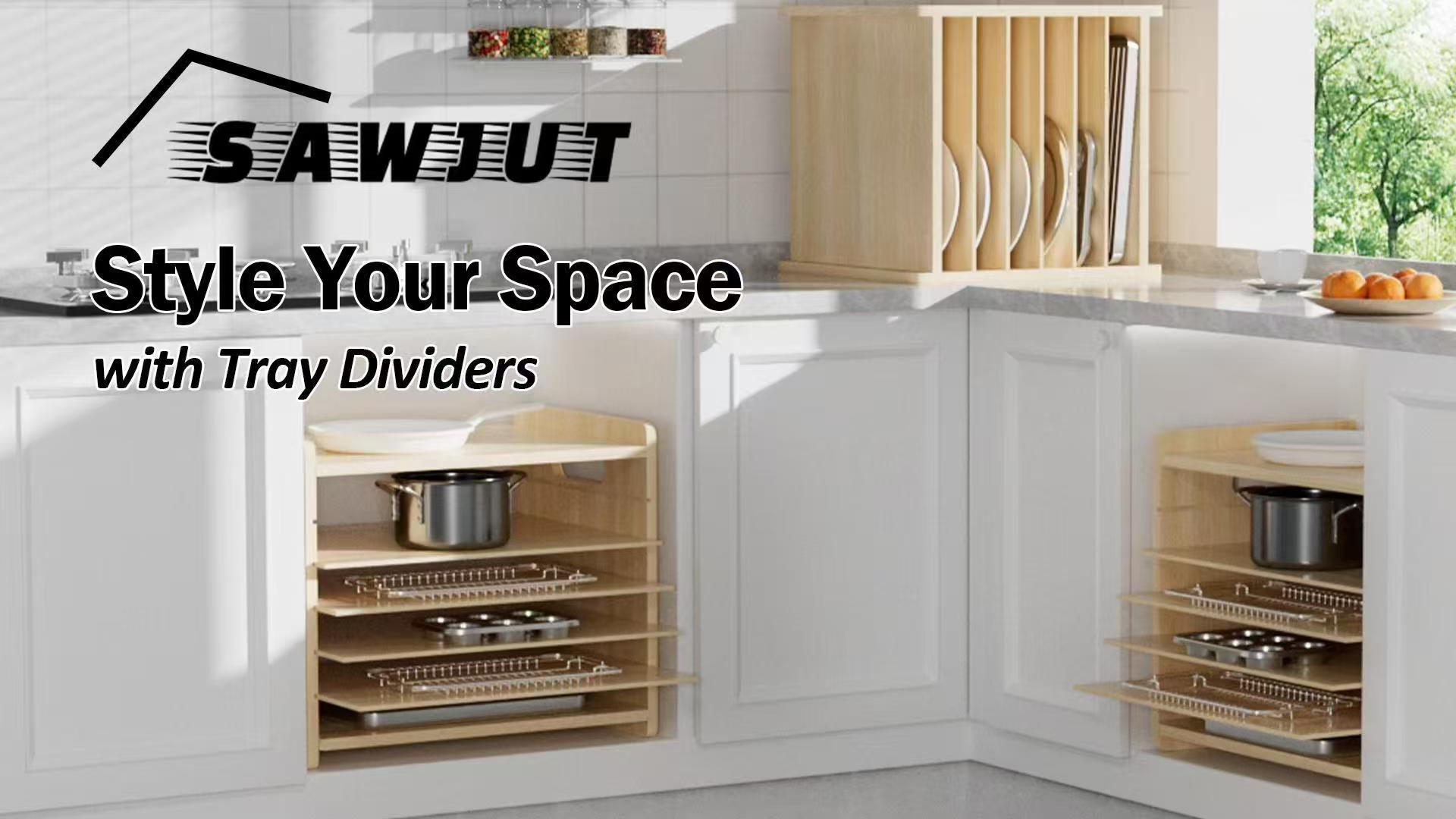 Kitchen Cabinet Dividers Baking Sheet Organizer Diy Kitchen