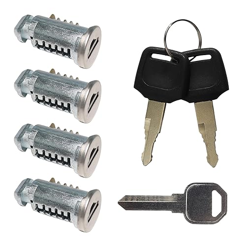 4 Pack Lock Cores Compatible with Thule Roof Racks Components,