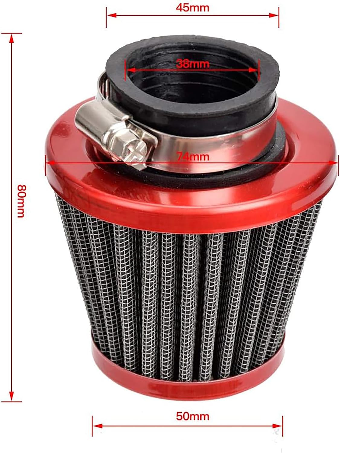 ATV Carburetor PZ22 with Fuel Filter and 22mm Air Filter for 110cc 125cc SSR CRF50 Predators Go Karts Pit Dirt Bike, for Sunl,for Taotao Pit Bike