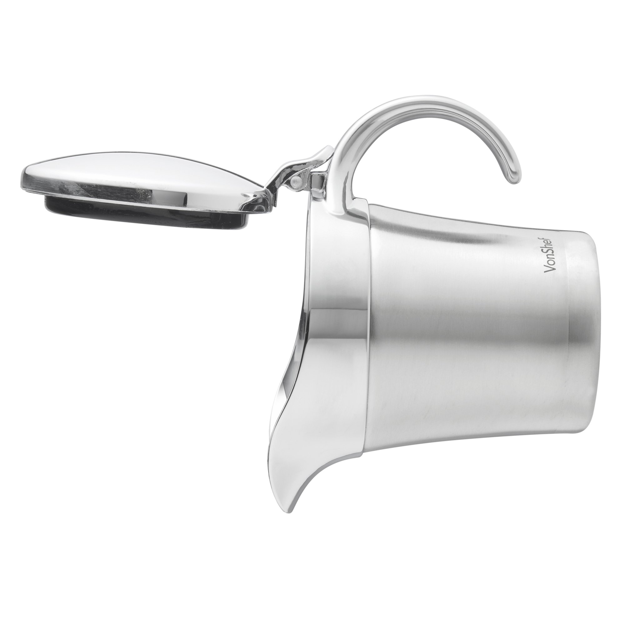 VonShef 500ml Gravy Boat Stainless Steel Body Double Insulated Jug Ideal for Gravy, Custard