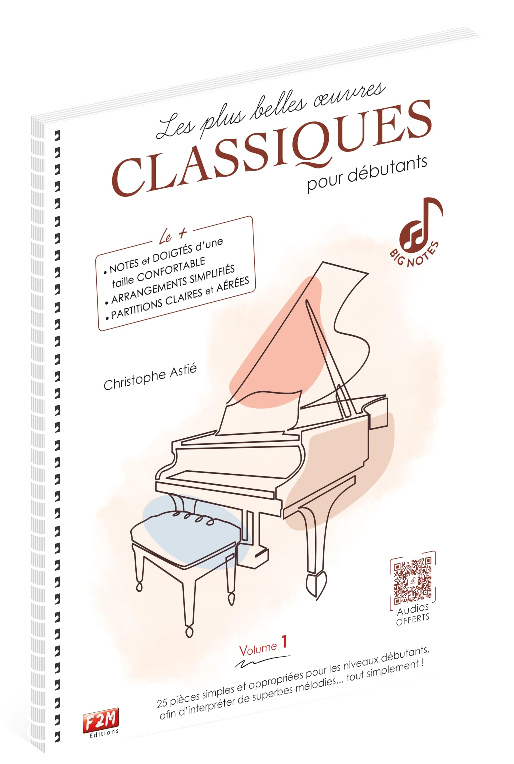 LES PLUS BELLES OEUVRES CLASSIQUES POUR DÉBUTANTS - VOL 1
