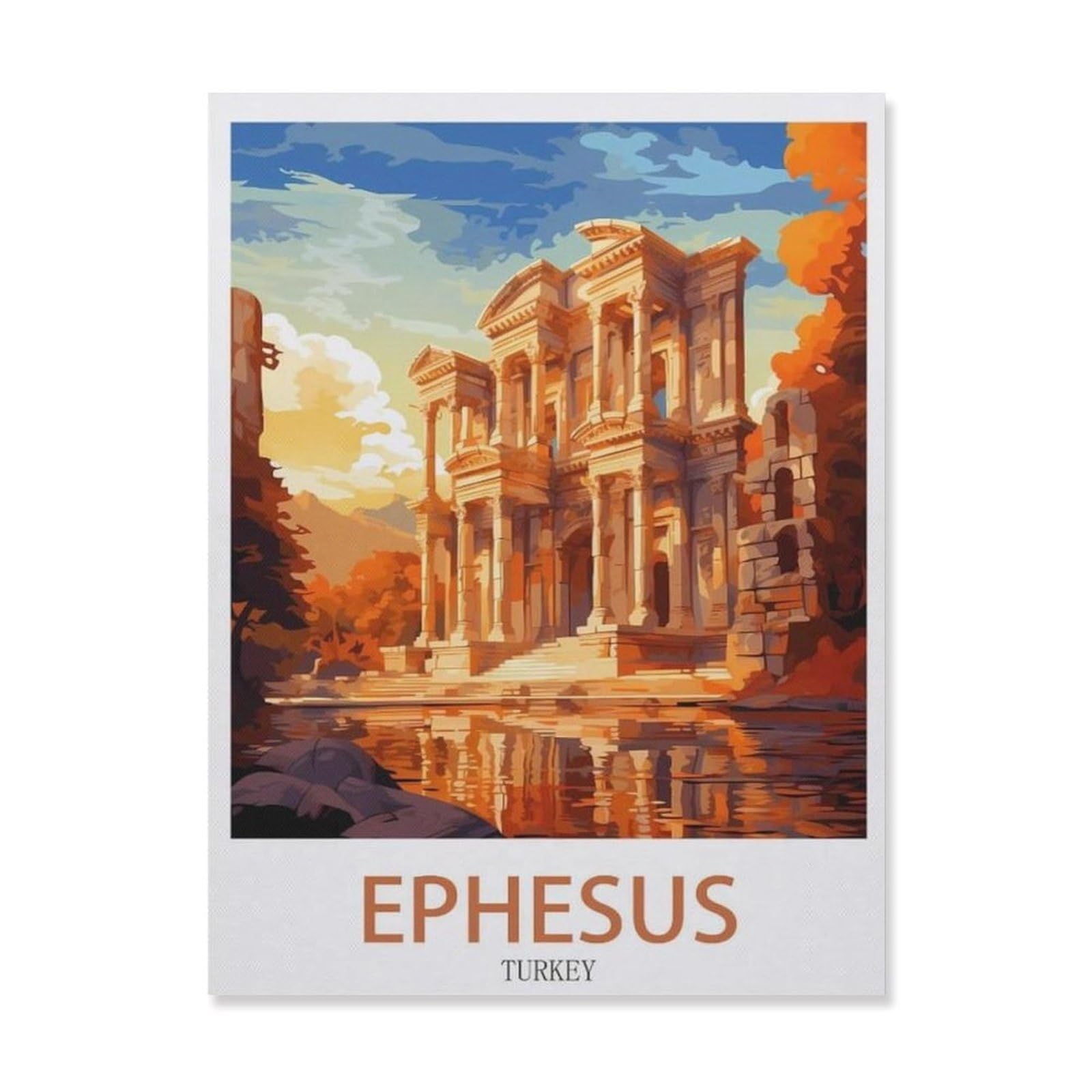 Metal Sign Tin Sign，Ephesus Turkey(30x40cm）