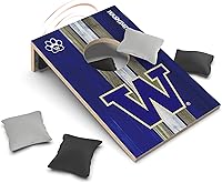 Vista 38 de SOAR Juego de Cornhole de mesa NCAA y altavoz Bluetooth