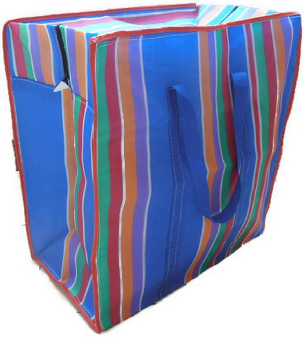 Jumbo Laundry Bags Durable 2 Layers Nylon Woven 70 Liters Rainbow - Shopping Carrier Reusable