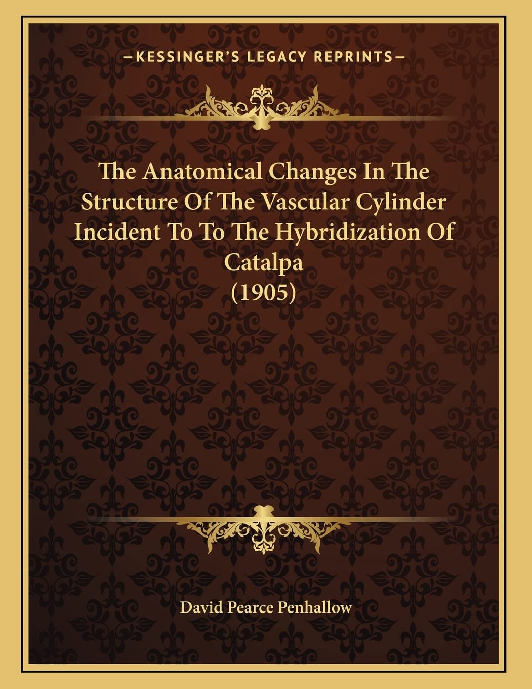 The Anatomical Changes In The Structure Of The Vascular Cylinder Incident To To The Hybridization Of Catalpa (1905)