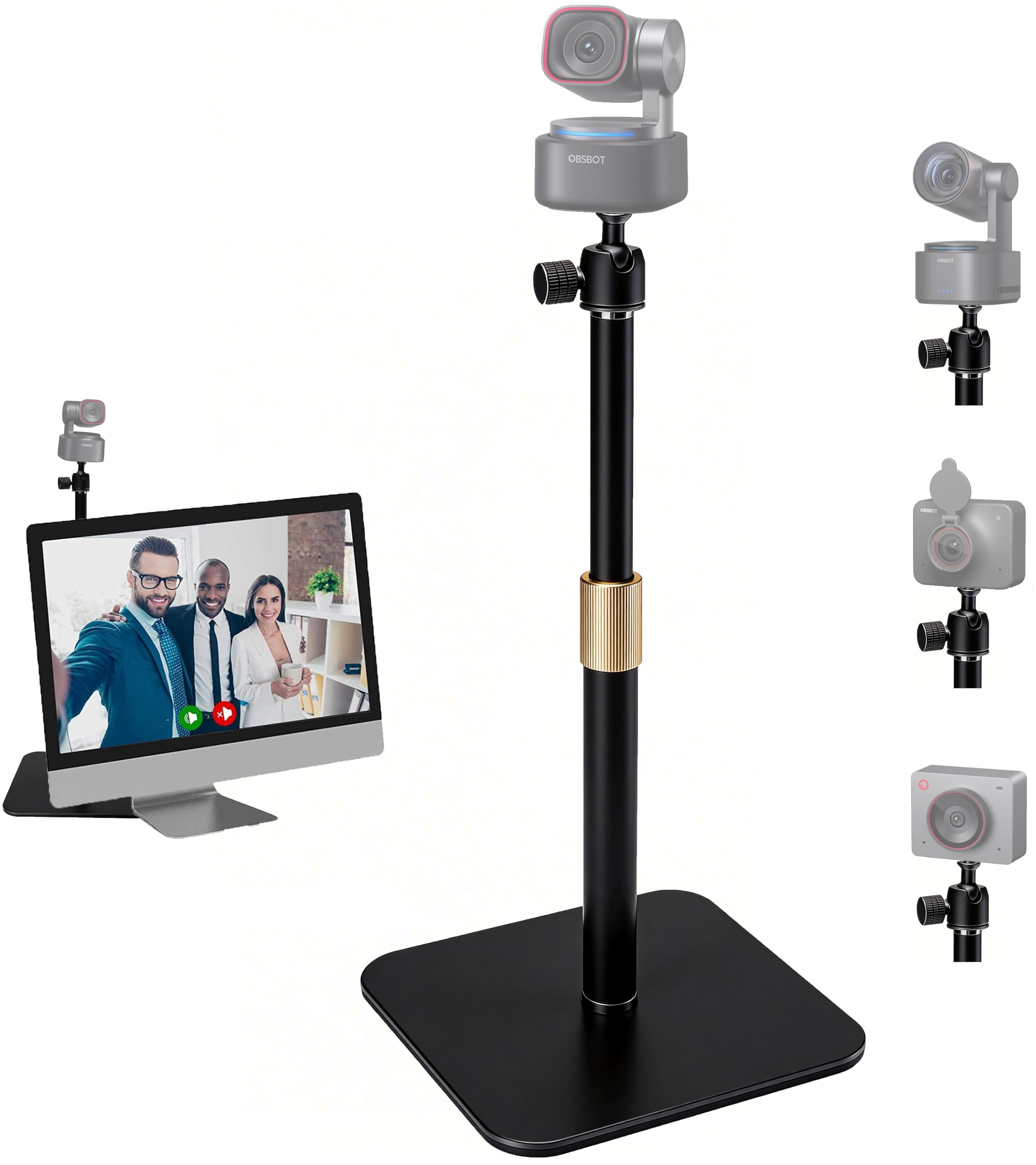 obsbot tiny2lite +三脚セット Amazon.co.jp: AceTaken Meet-2-Webcam-Stand、17インチ卓上ウェブ