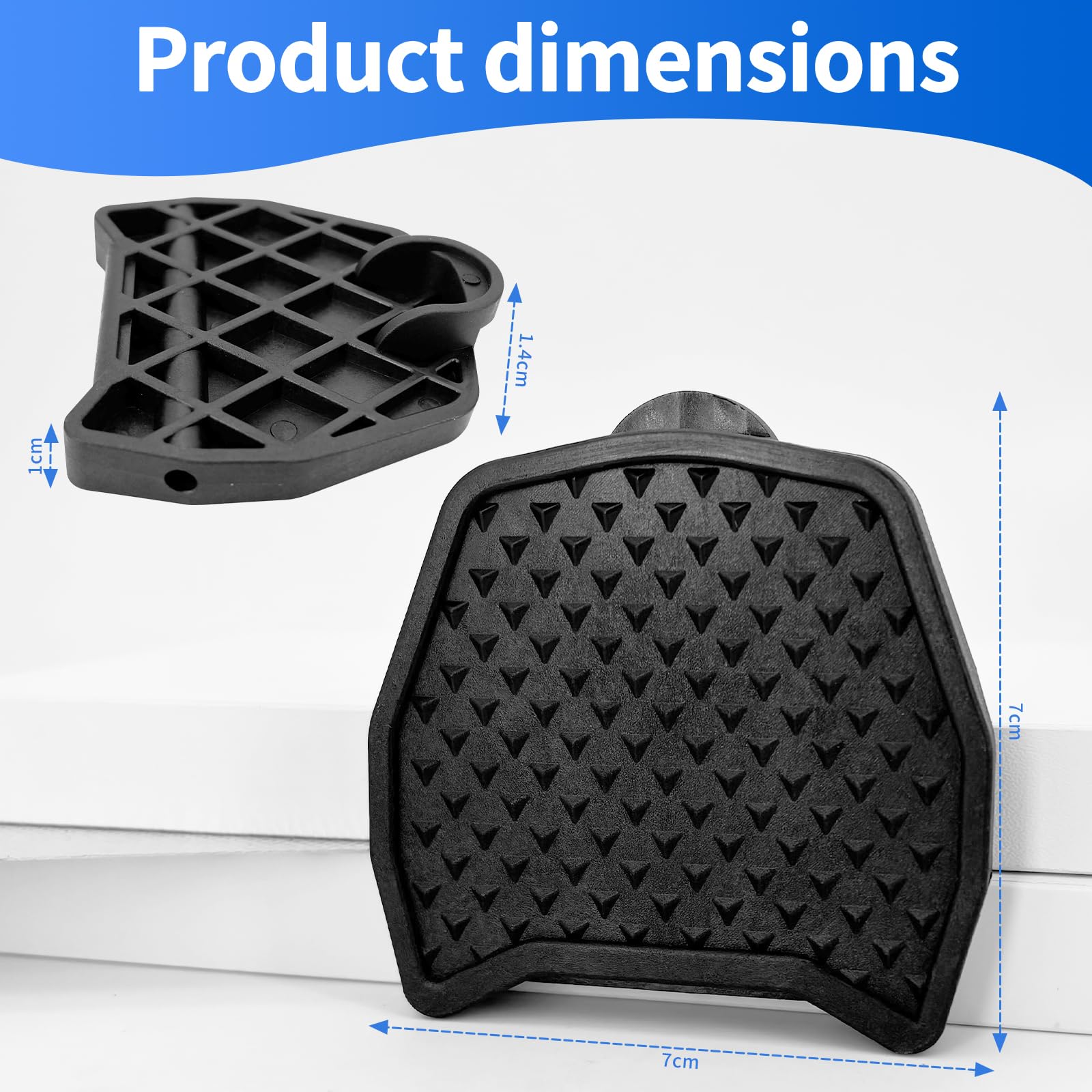 Pedali Pedali per Shimano SPD-SL – Pedali a scatto per bici da strada, adattatore PP compatibile con Shimano SPD SL, pedali a scatto, cambio bici da strada, accessori per pedali leggeri in nylon per