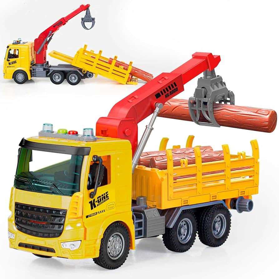 Amazon.co.jp: トラック おもちゃ クレーン車 はたらく車 建設