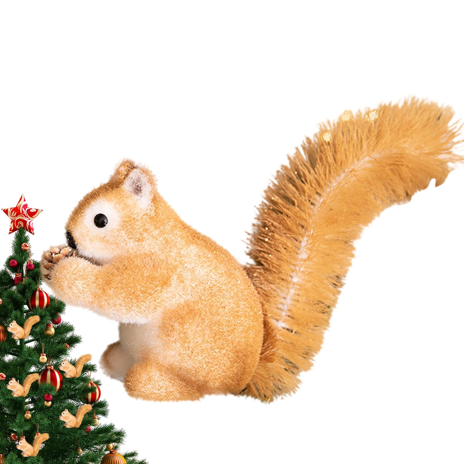 Amazon.co.jp: Mdikawe リス動物クリスマスオーナメント、クリスマス