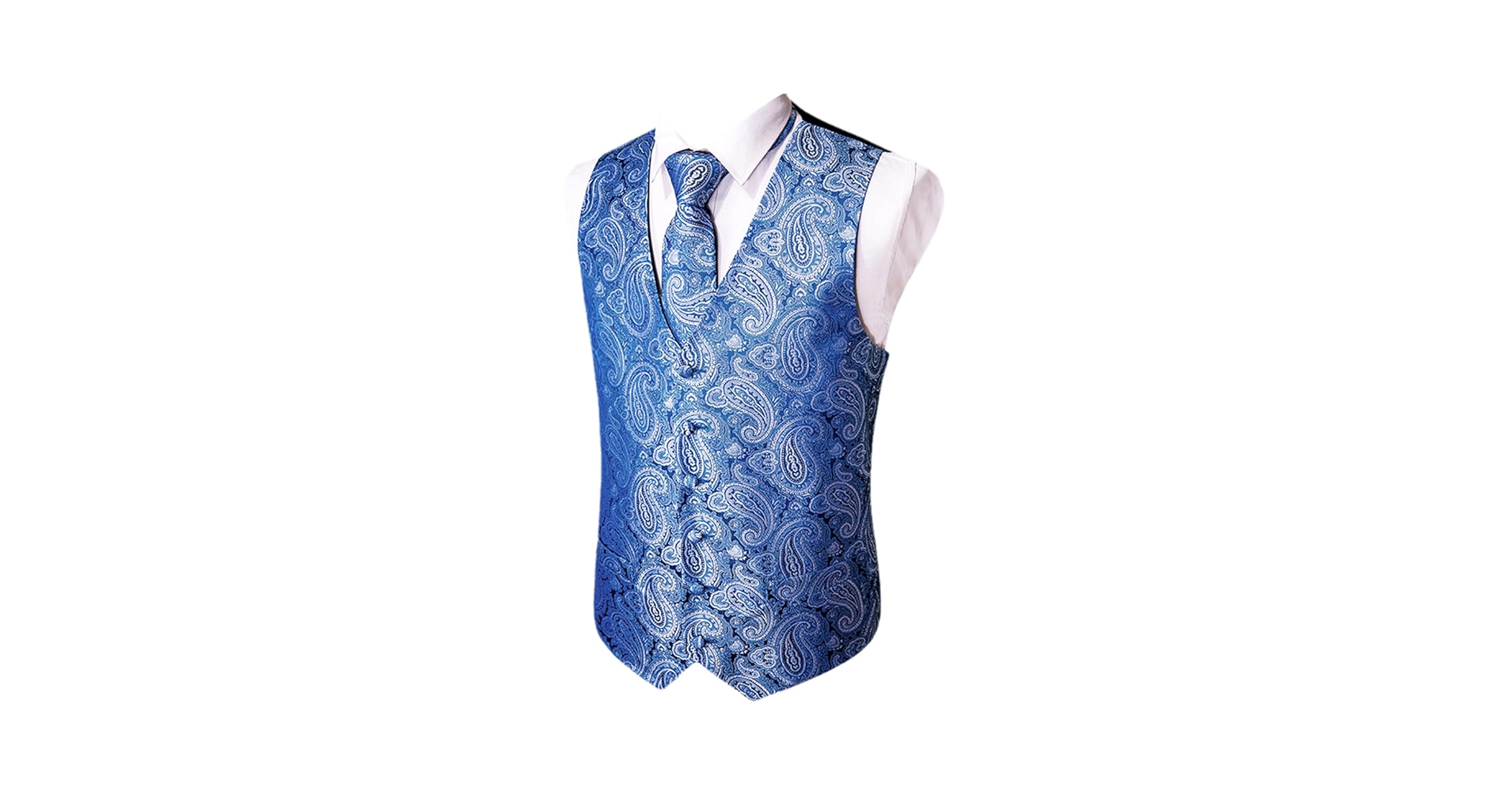 Black 5 Piece Designer Men Wedding Suit Vest Gold Floral