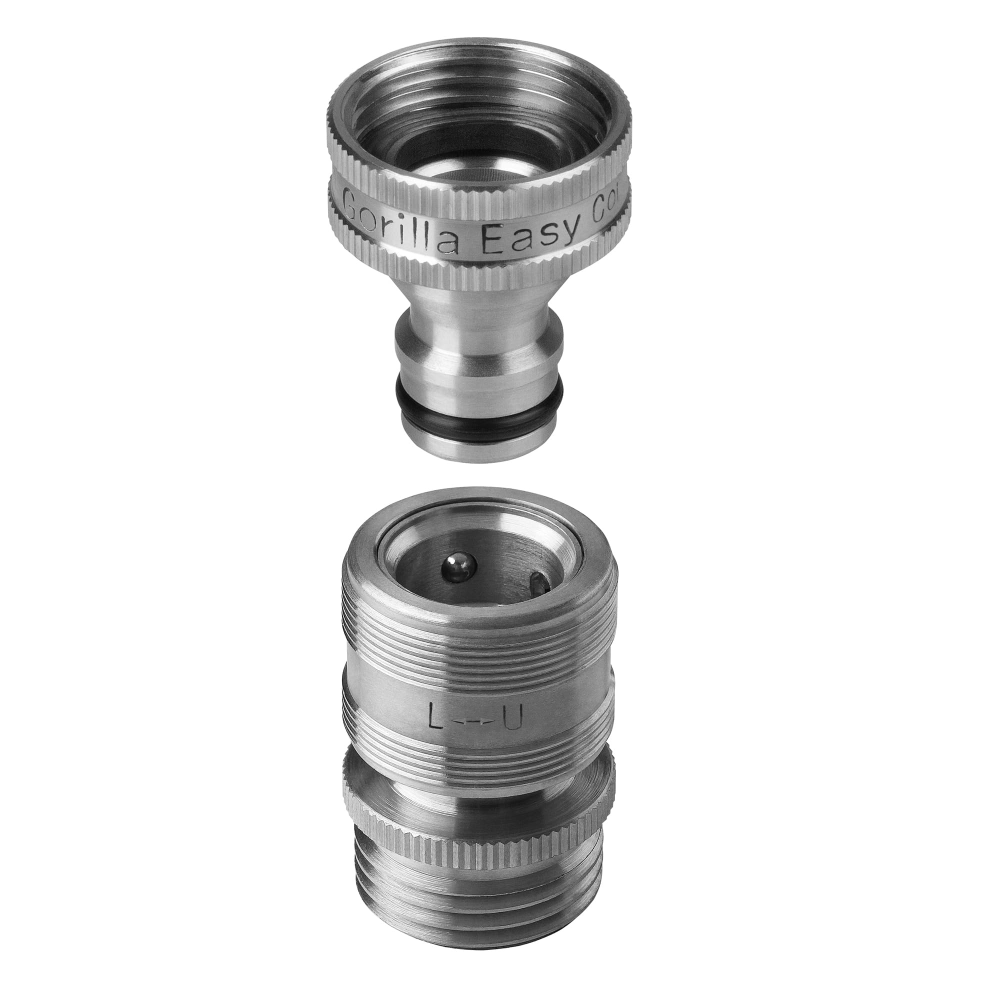 Stainless Steel ¾ Inch Quick Connect Garden Hose Fittings
