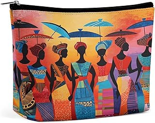 African Women Umbrellas Colorful Patterns Mak...