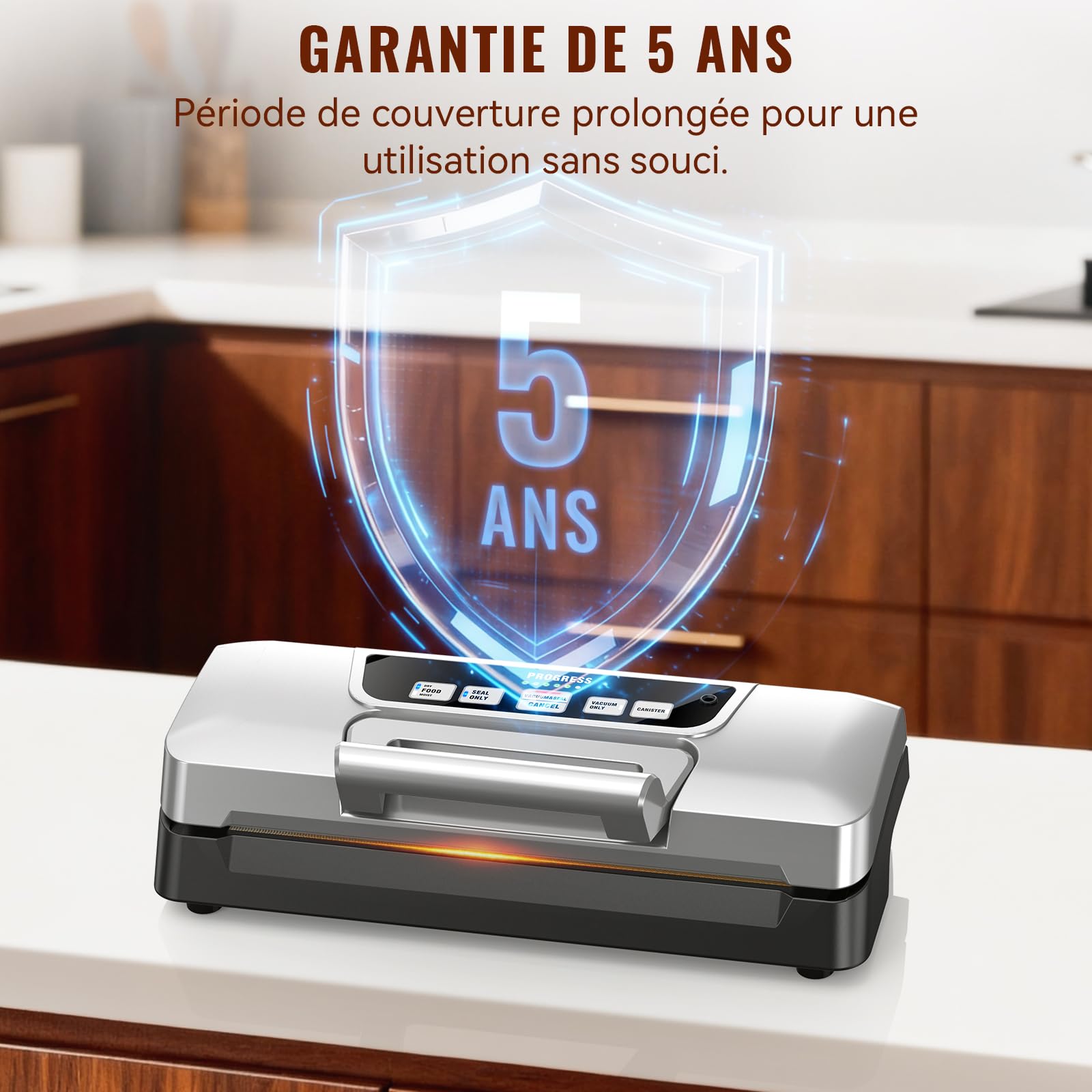 GAVASTO Machine Sous Vide Alimentaire 90kPa,20L/min Machine Sous Vide Professionnel, Soude-sac Puissant Avec Double Pompe et LED Intelligente, Modes Aliment Sec & Humide, Coupe-sacs Intégré, Livré ave