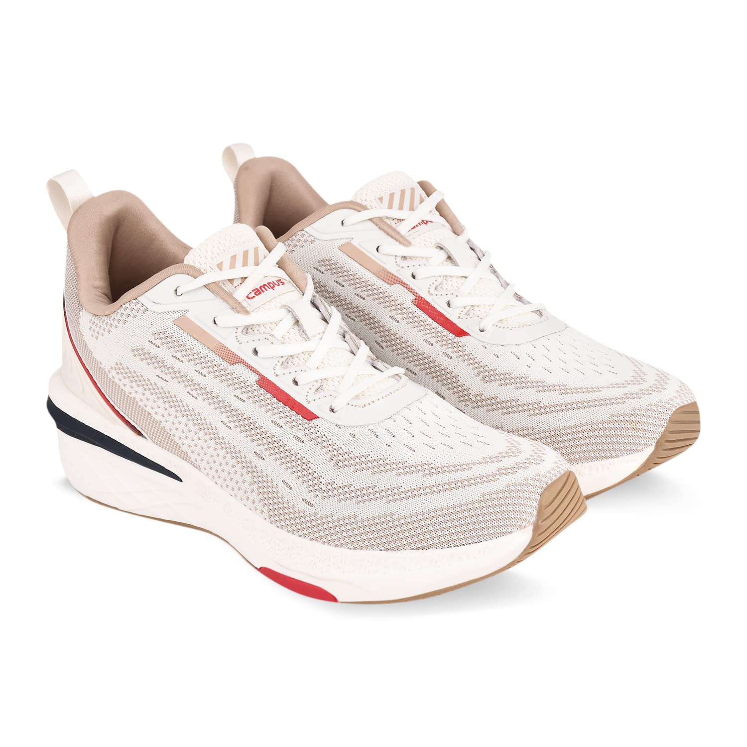 Campus Mens Camp Hank of WHT/L.Beige Walking Shoes - 7UK/India 22G-127 (B09ZNYGM1T) Amazon Price History, Amazon Price Tracker