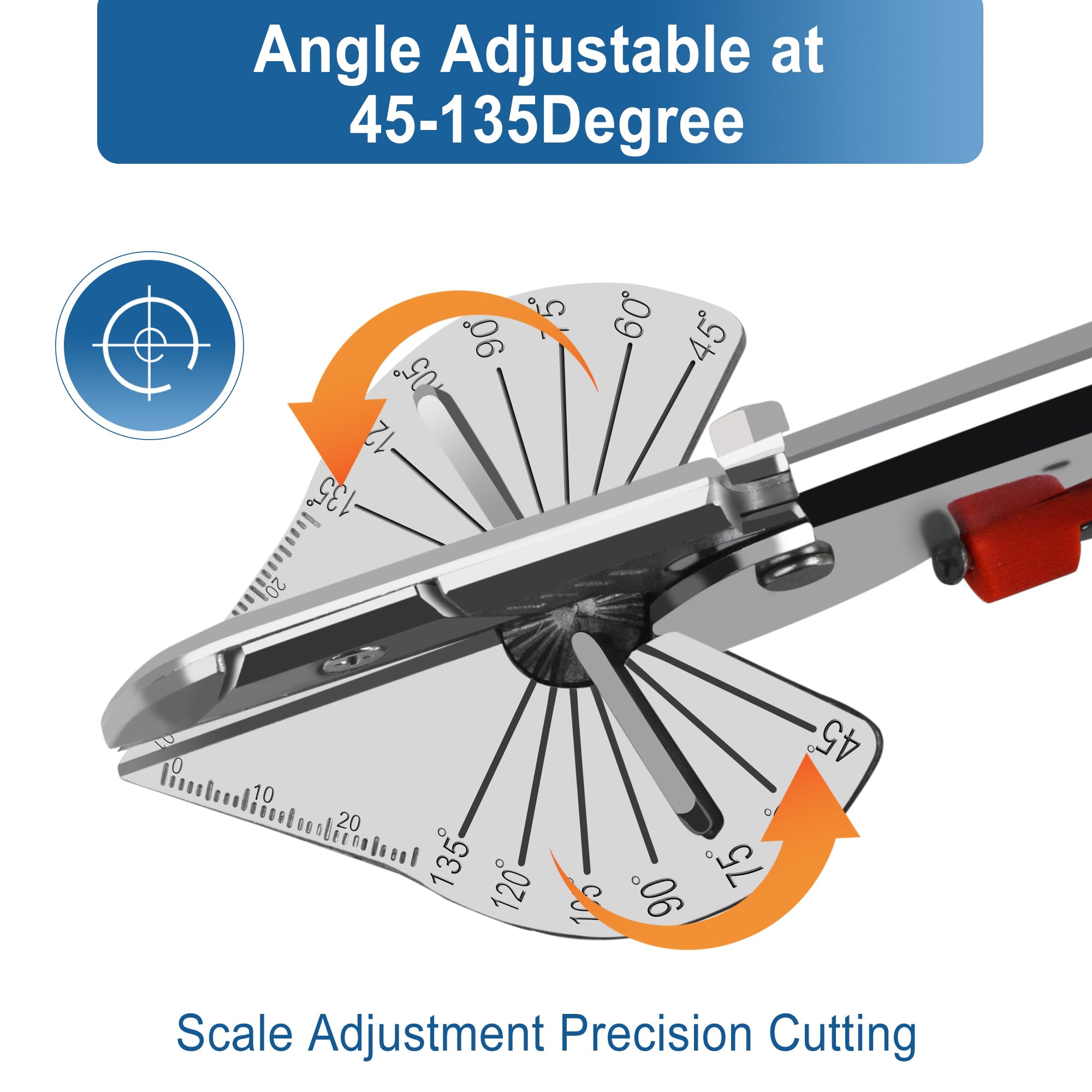 Bissectrice D'un 1 Paire Angle Figuren-Blechscheren Travers Cisailles Ponceuses Triangulaires Cercles Couper Tracer Un