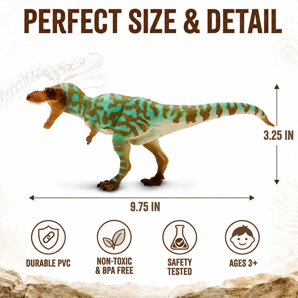 Amazon.co.jp: Safari Ltd. アルベルトサウルス おもちゃ - 10インチ