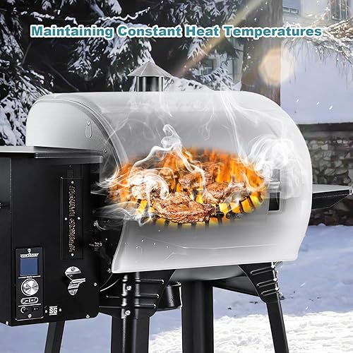 Miniatura 5 de Uniflasy Manta térmica con aislamiento térmico para Camp Chef de 24 pulgadas, Woodwind y SmokePro Classic 24 pulgadas, parrilla de pellets SmokePro