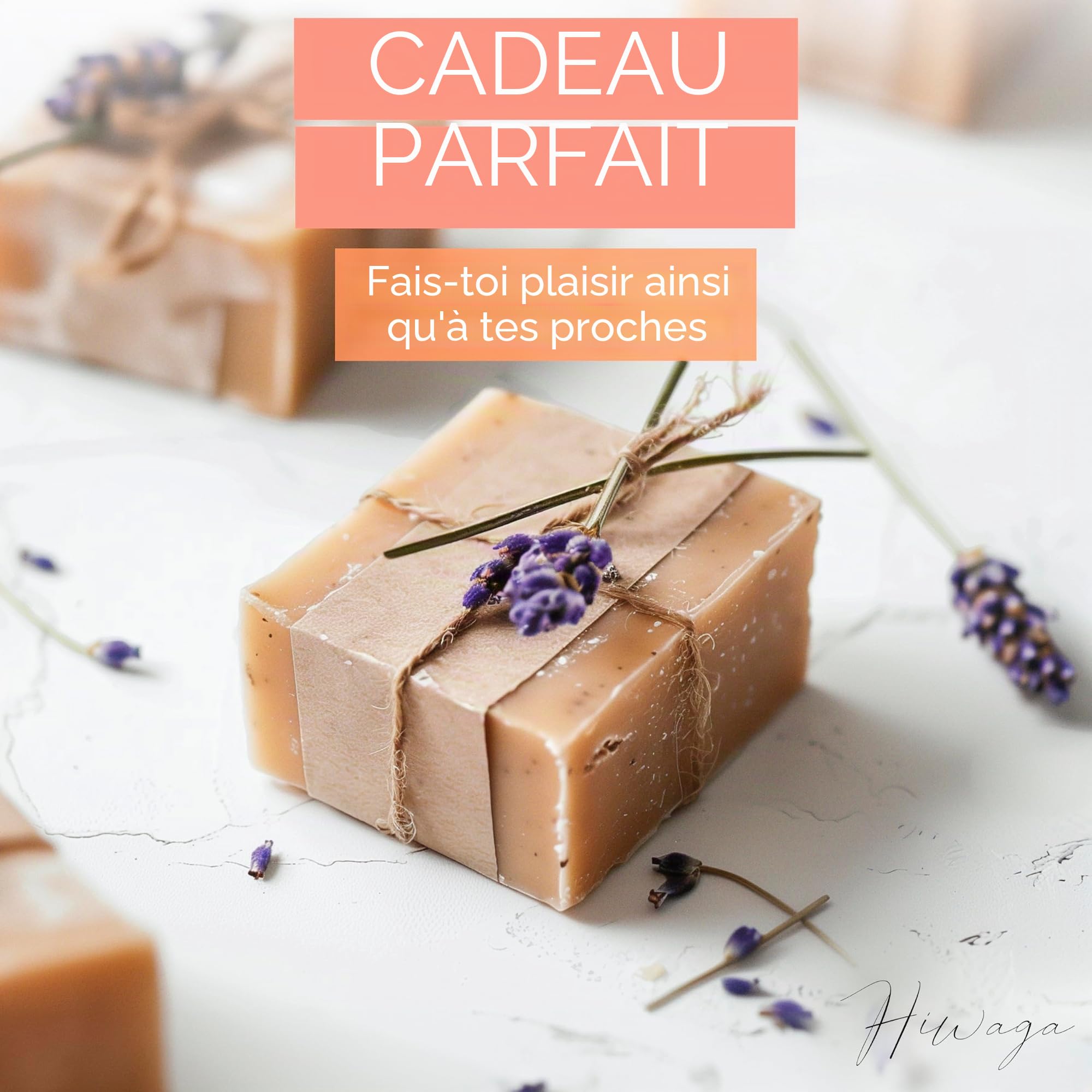 Hiwaga Kit DIY pour faire soi-même des savons pour adultes, kit de démarrage pour la création créative de savons, kit pour faire soi-même des savons pour adultes, kit complet comprenant des savons