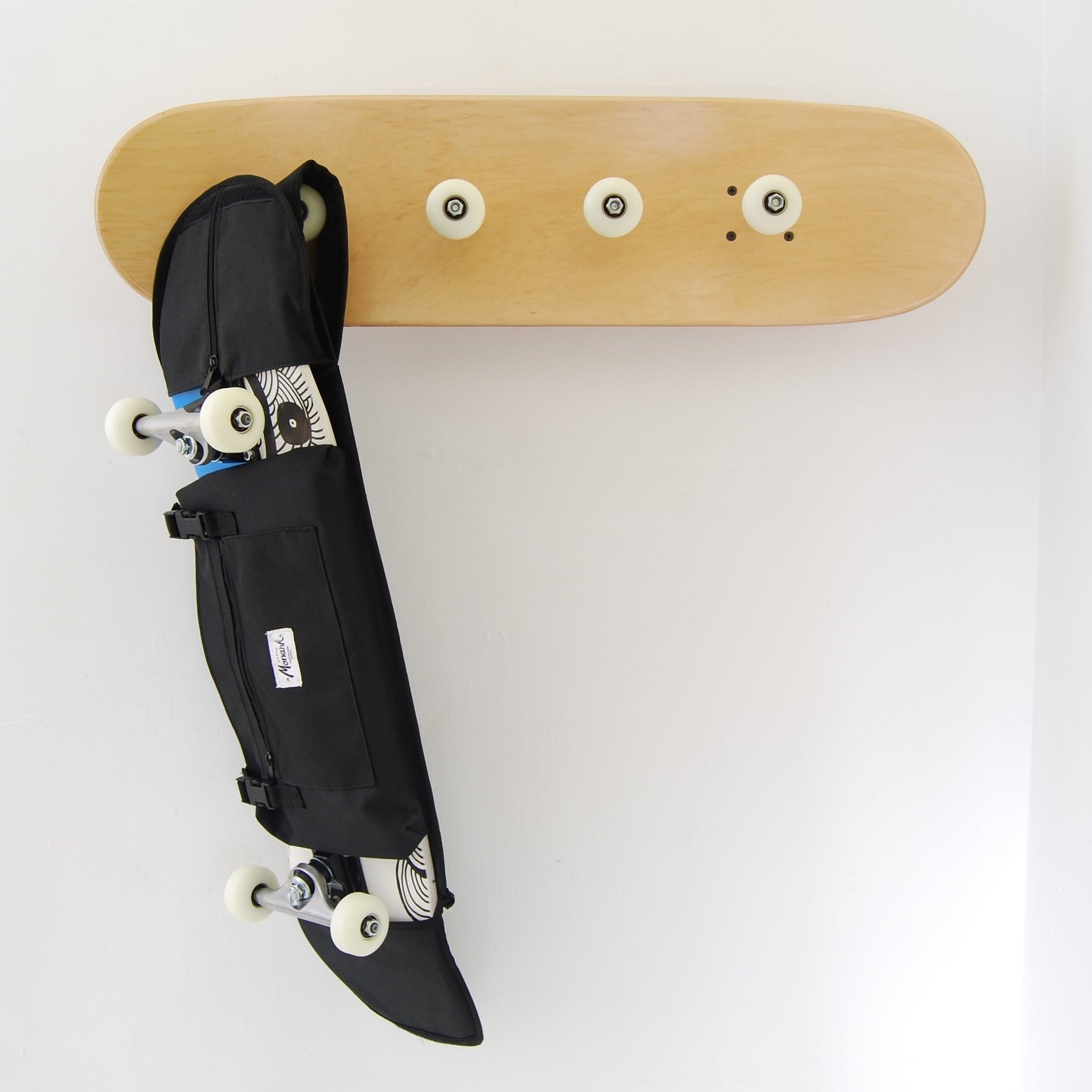 Skateboard Sac a Dos pour Skate 7.5" - 8.5" - Noir