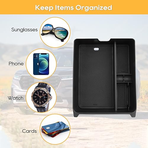 Vista 58 de LFOTPP Organizador de consola central Edge para 2021 2022 2023 2024 F o r d Edge Bandeja de consola [SE/SEL/ST-Line/Titanio/ST] Accesorios de borde