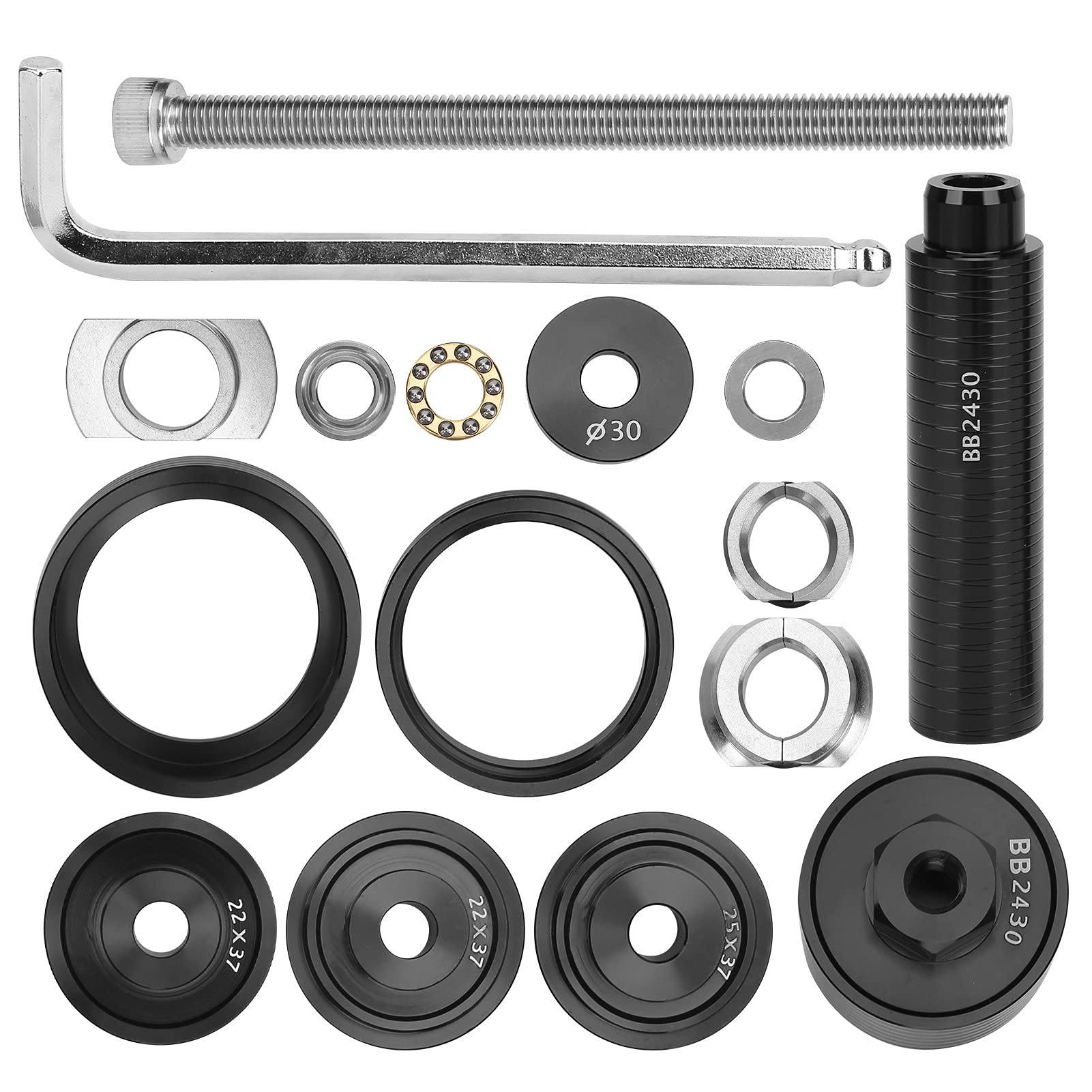 Keenso Bicycle Bottom Bracket Press Tools, Bike Bottom Bracket Static Force Install Removal Tool BB8