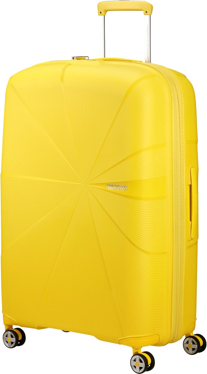 American Tourister Mala de Viagem Starvibe Amarela Grande Expansível