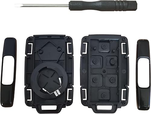 Miniatura 4 de Carcasa de repuesto para llavero GMC Sierra Chevrolet Silverado 1500 2500 3500 2014 2015 2016 2017 2018 2019 2020 GMC Canyon Chevy Colorado