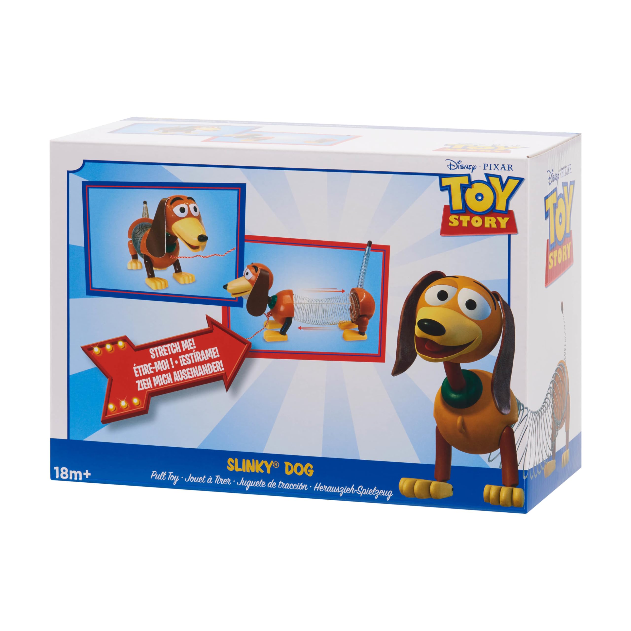 TOY STORY Slinky Jr. Dog 海外版 プルトイ 当時物 Retro Slinky Dog Jr, the Original Walking Spring Toy, Fidget Toys
