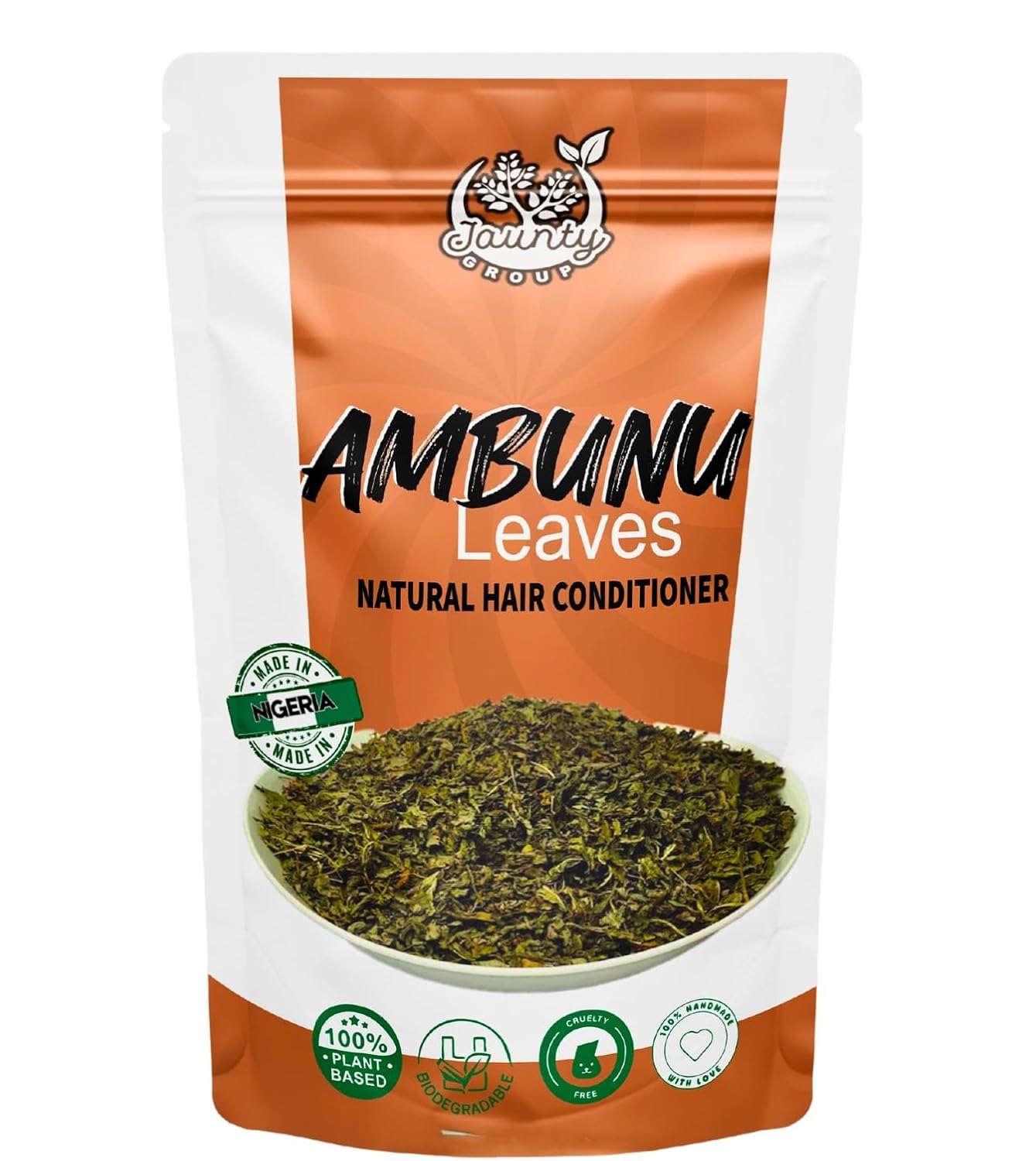 Natural Ambunnu Leaves 30G | Herbal Hair Growth and Scalp Repair Shampoo | Promotes Longer and Thicker Hair for Girls, Women, Men | Conditioner & Detangler from Chad
