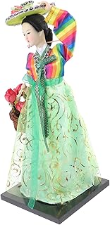 TOYANDONA Decoração Coreana Decoração De Mão Decoração De Mesa Figura De Boneca Hanbok Coreana Decorações De Boneca Hanbok Tradicional Figura De Boneca Hanbok Artesanato Enfeites Boneca De