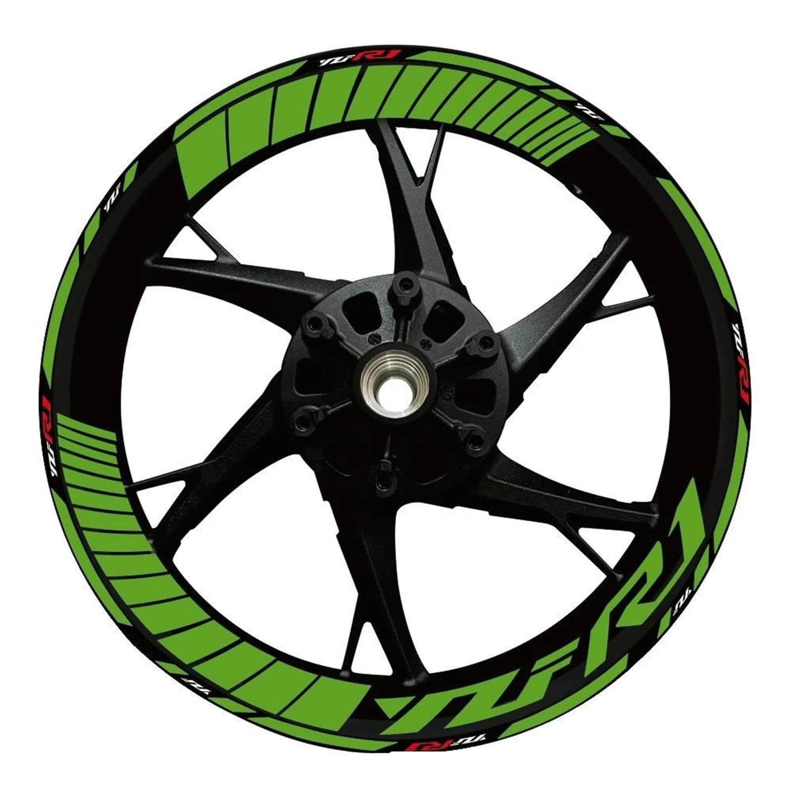 Wheel Stickers Motorcycle Reflective Wheel Decal for YZF R1 YZFR1 YZF-R1 Hub Stickers Rim Protector Kit Rim Reflective Decal