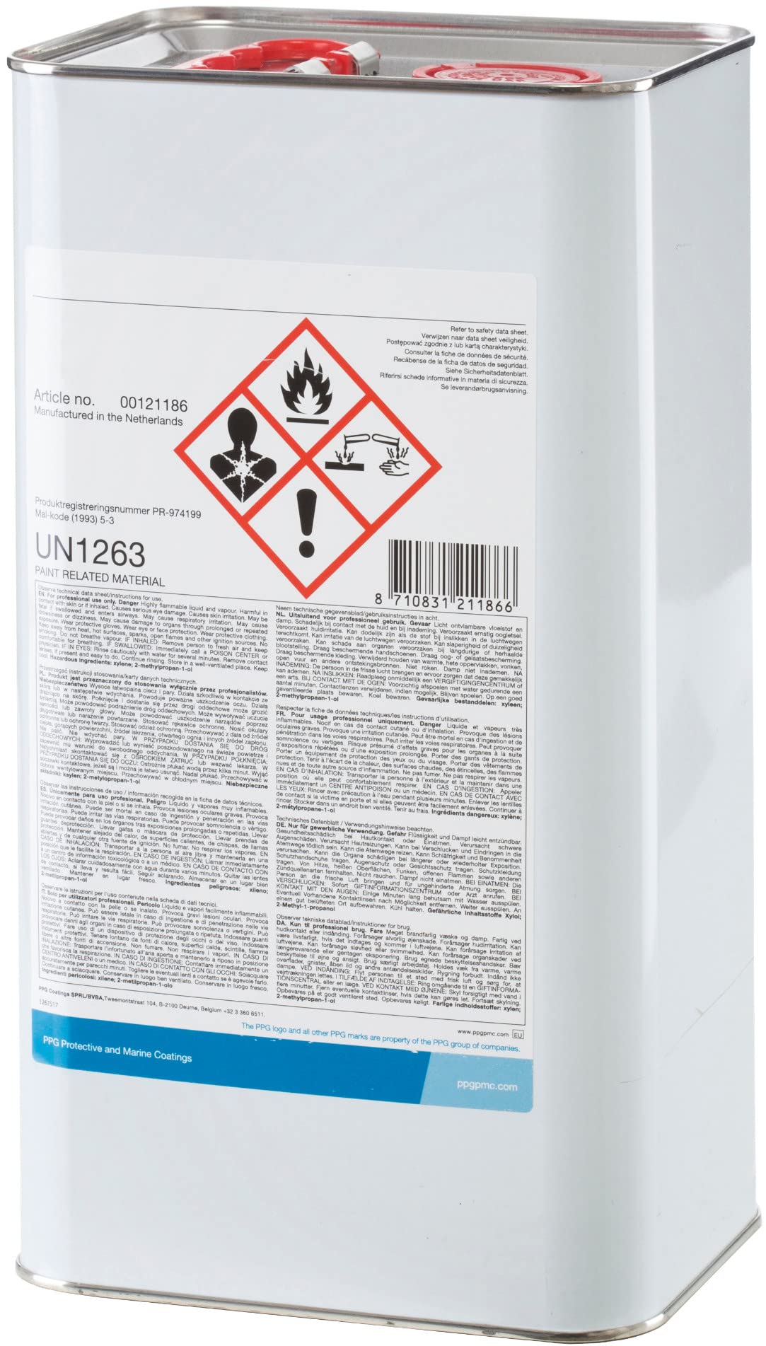 Lösungsmittel 21/06 - Thinner Amercoat 65 5L.