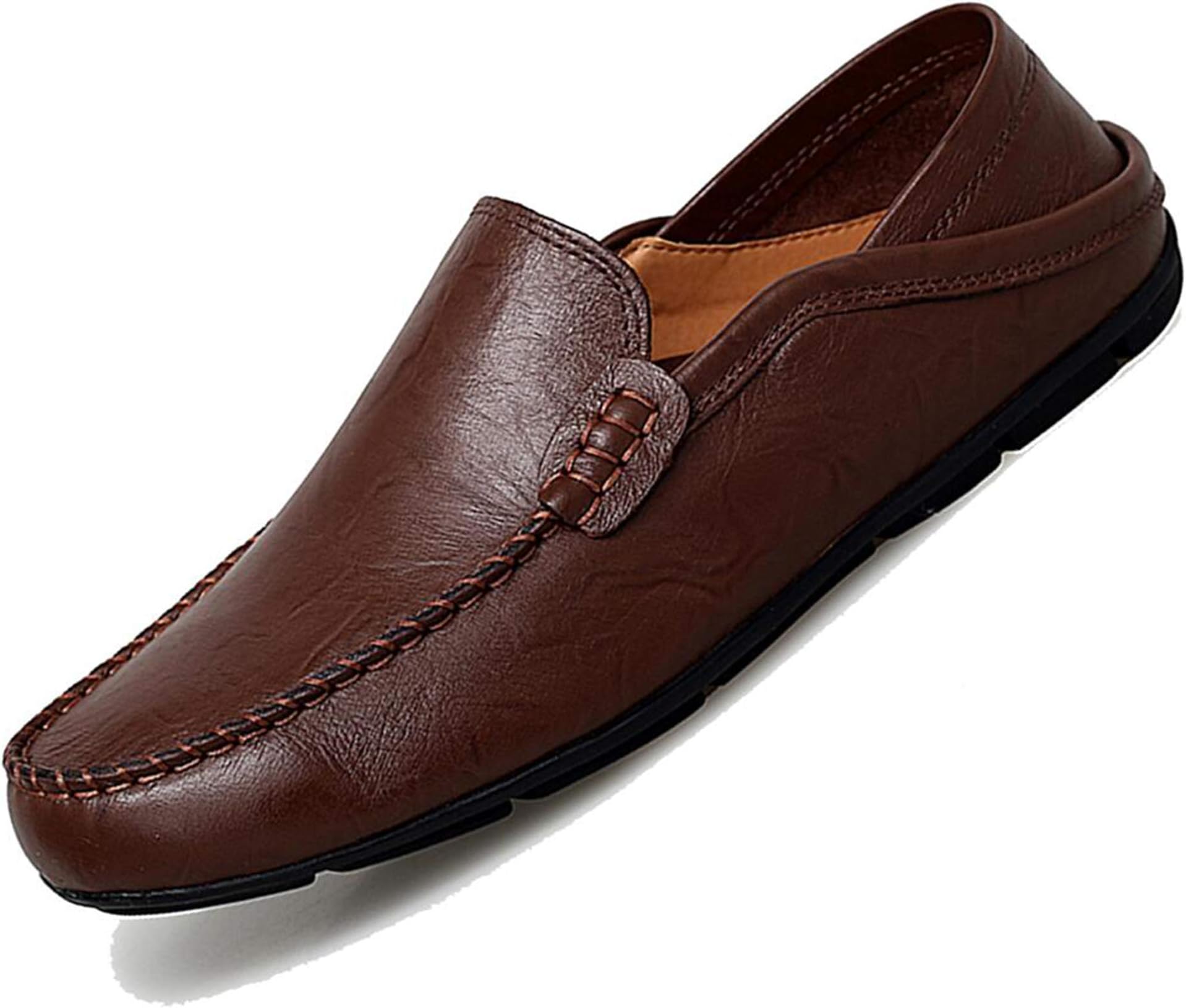 mens casual leather loafers