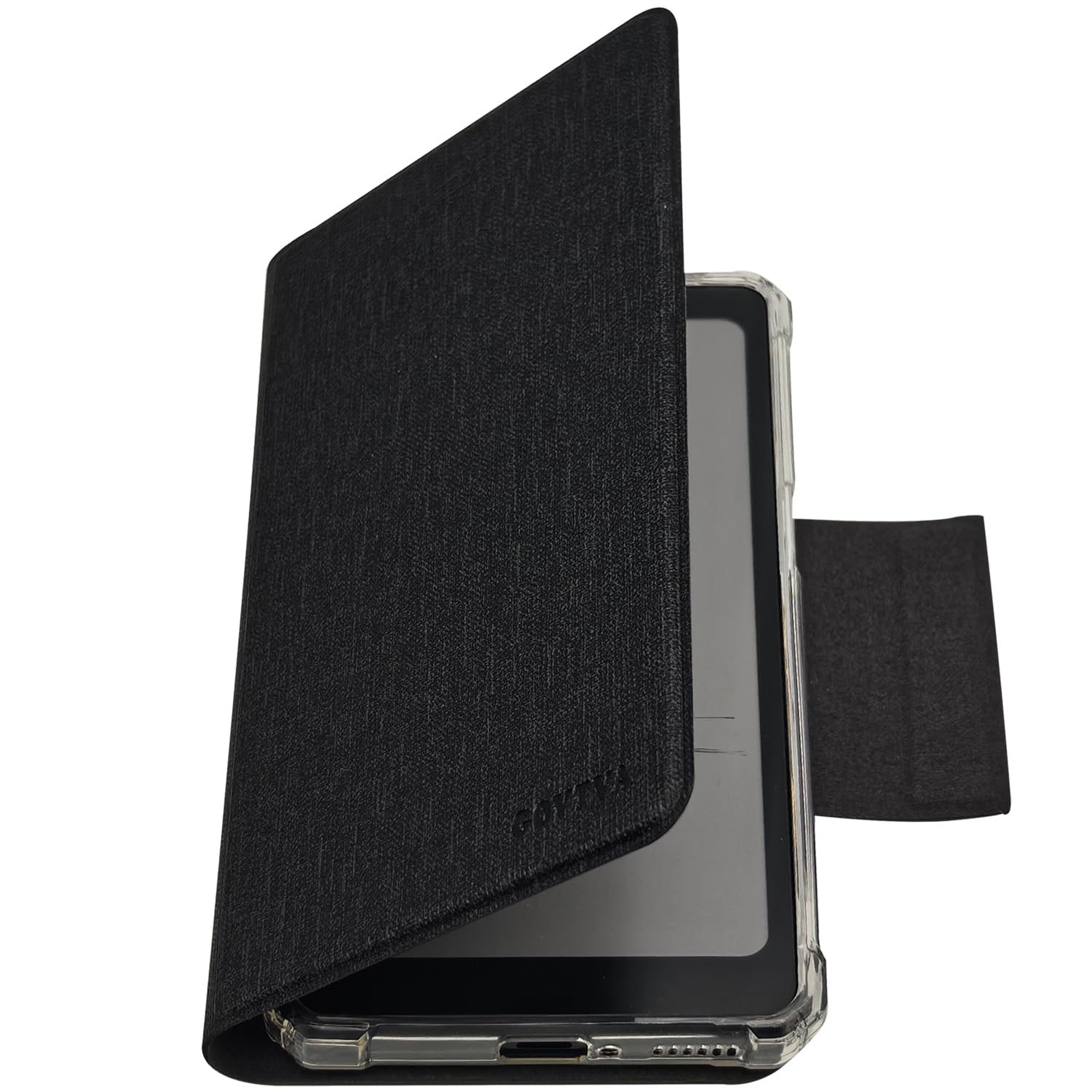2in1 Magnetic Detachable Flip Case for Onyx Boox Palma2 Pro (2025 Released) TPU Transparent Cover with Auto Sleep/Wake, Magnetic Closure Buckle (Cloth Black) — view 7