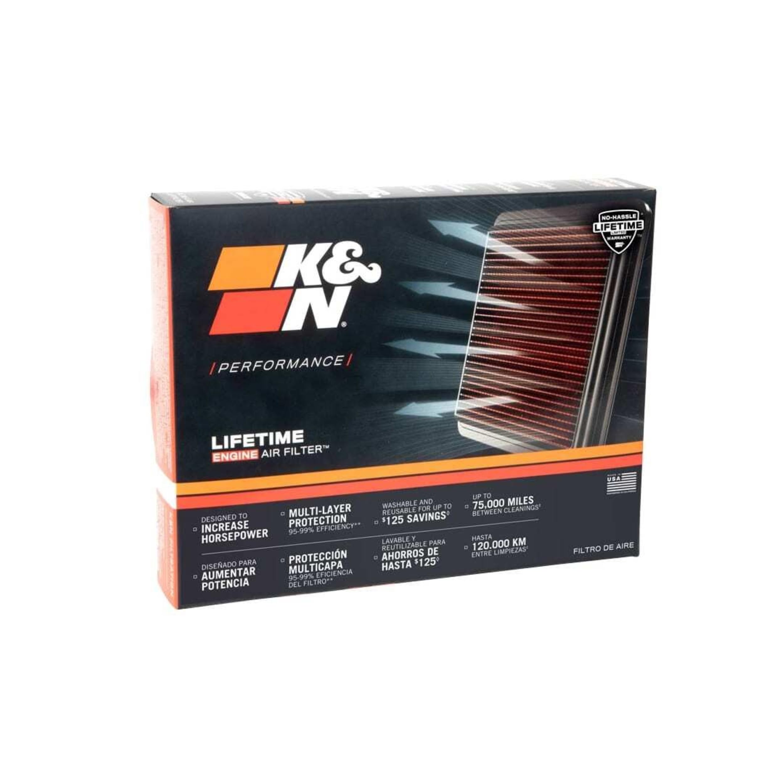 K&N 33-2359 Filtro de Aire Coche
