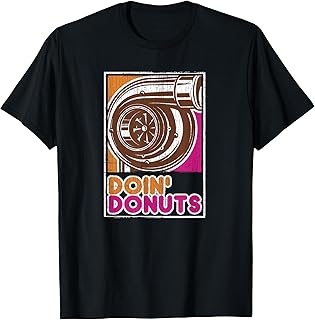 Classic Vintage Style 'Doin' Donuts' Drifting Enthusiast Tee