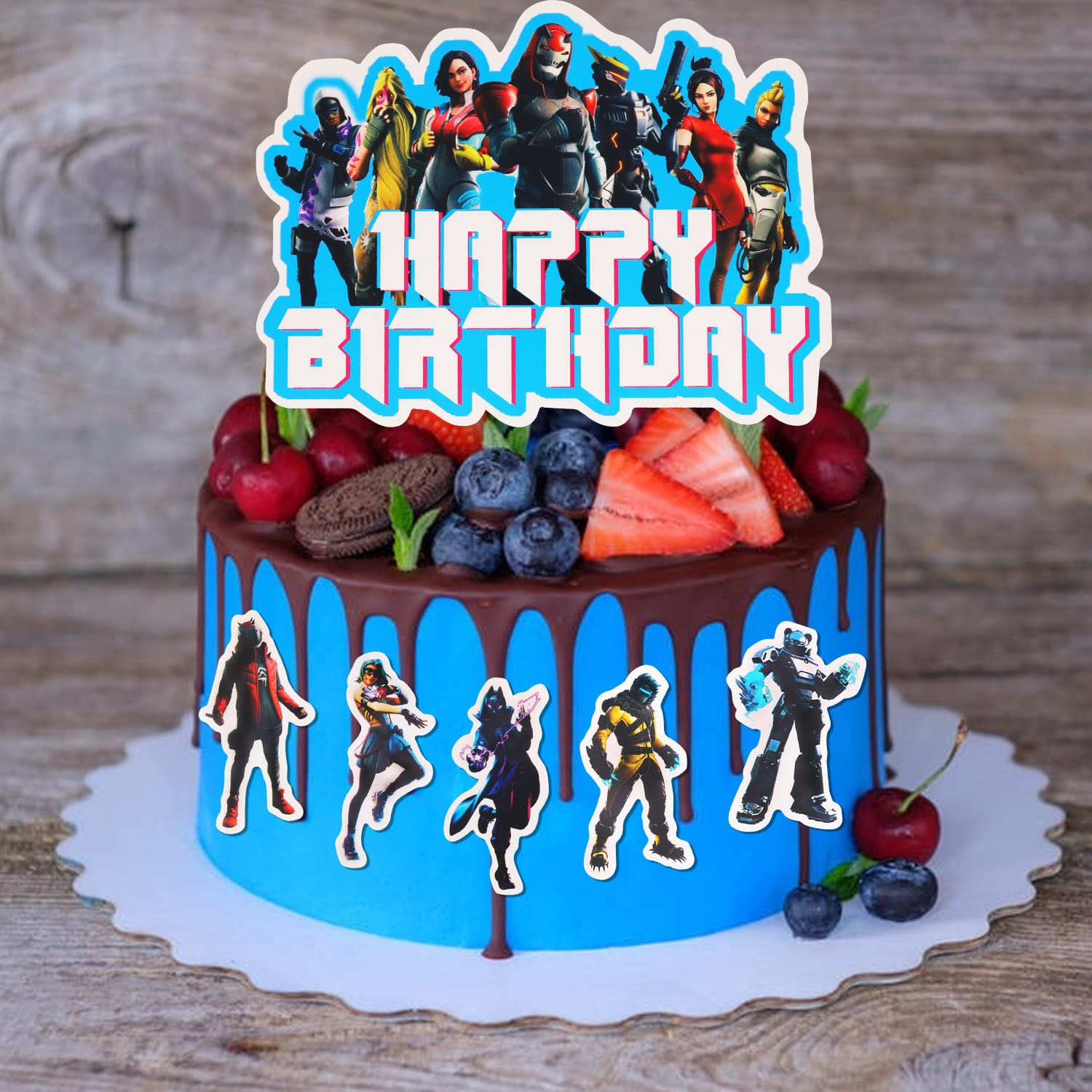 37-teiliges Cake Topper Set – Videospiel-Deko Für Geburtstagskuchen & Cupcakes