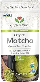 NOW Foods - Chá Real Matcha Orgânico Chá Verde Em Pó - 3 oz.