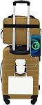Wrangler Unisex-Adult Smart Luggage Set with Cup Holder and USB Port Luggage Set