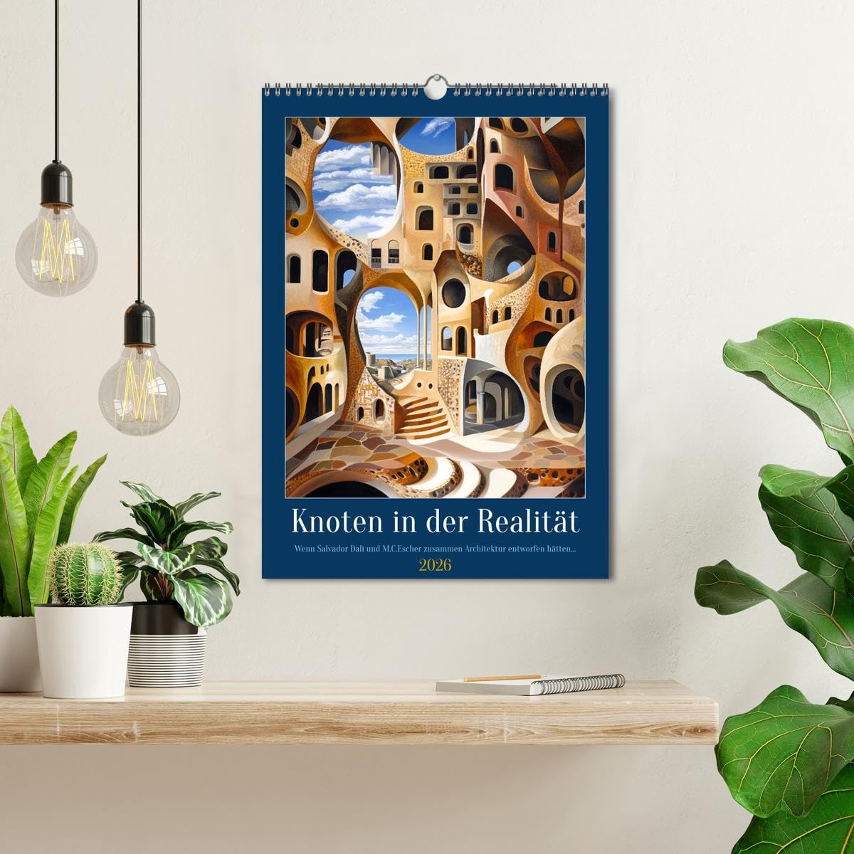 Knoten in der Realität (Wandkalender 2026 DIN A3 hoch), CALVENDO Monatskalender: Gebäude, die der Logik trotzen und die Fantasie beflügeln (CALVENDO Kunst)