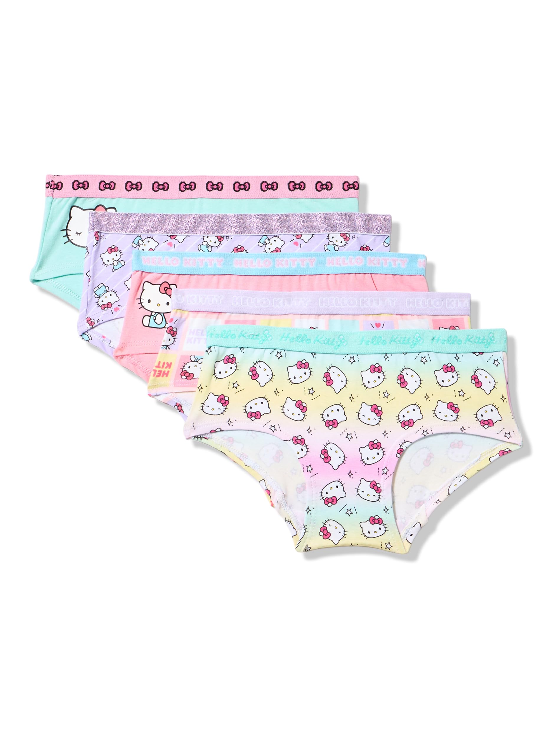Hello Kitty girls Cotton Underwear Panties and Exclusive Boyshorts in 2 3t 4t 4 6 and 8