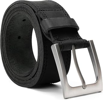 Hide & Drink Rugged Full Grain Leather Belt - Durable Mens Belt for Jeans, Western, Casual & Dress, Mens Belts for Men