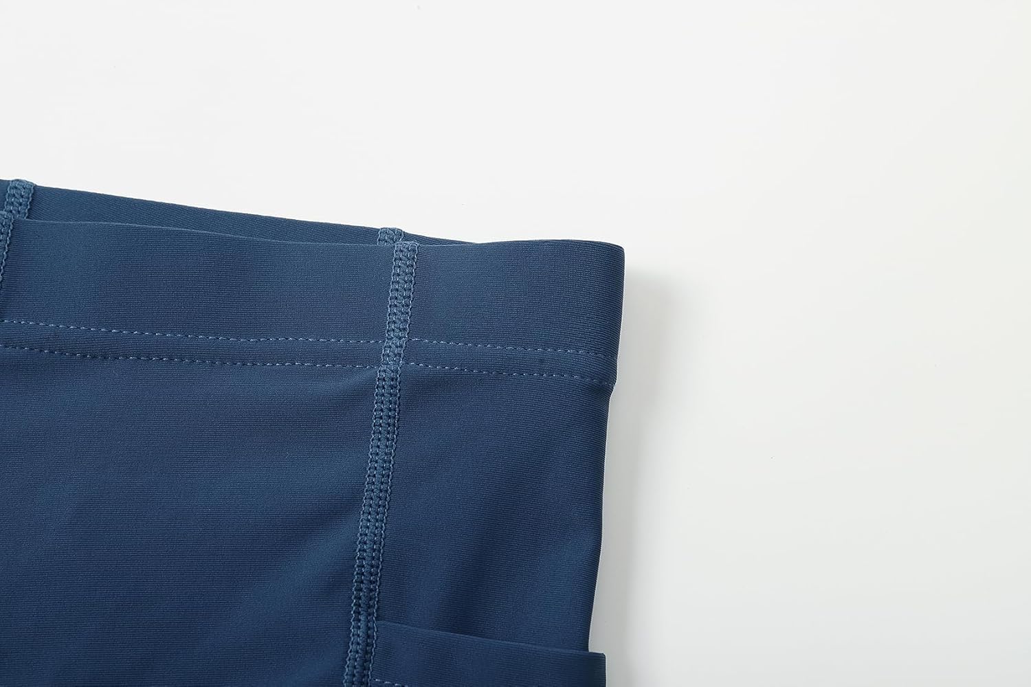 Kids Padded Bike Shorts Boys Girls Biking Shorts with Pockets 3D Padding Cycling Shorts for Boys Blue