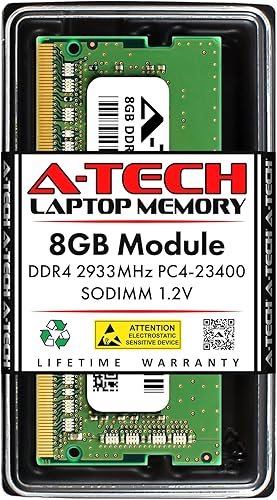 A-Tech Módulo de actualización de memoria DDR4 2933MHz SODIMM PC4-23400 PC4-2933Y de 8 GB de RAM para Acer Nitro 5 AN515-55-55M1 disponible en Yaxa Colombia