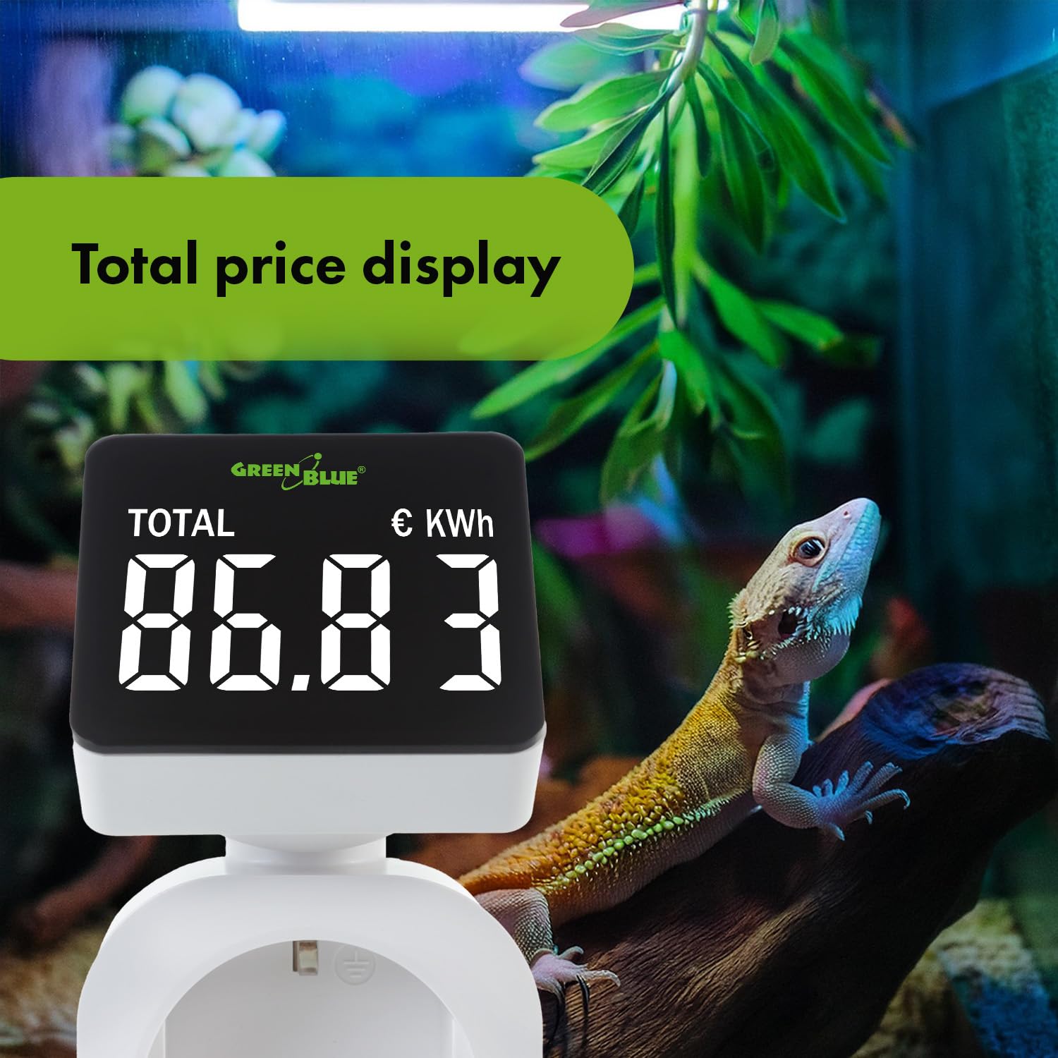 GreenBlue Energy Meter, Wattmeter, 16A, max. 3680W, sub-Memory, GB620 E, Weiß - Image 4