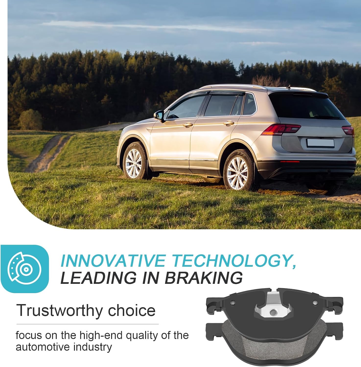 Front Ceramic Brake Pads for BMW 528i xDrive 750Li 550i 650i 750i 740Li 740i 535i GT Gran Coupe 740Ld Alpina B7 B7L ActiveHybrid 7