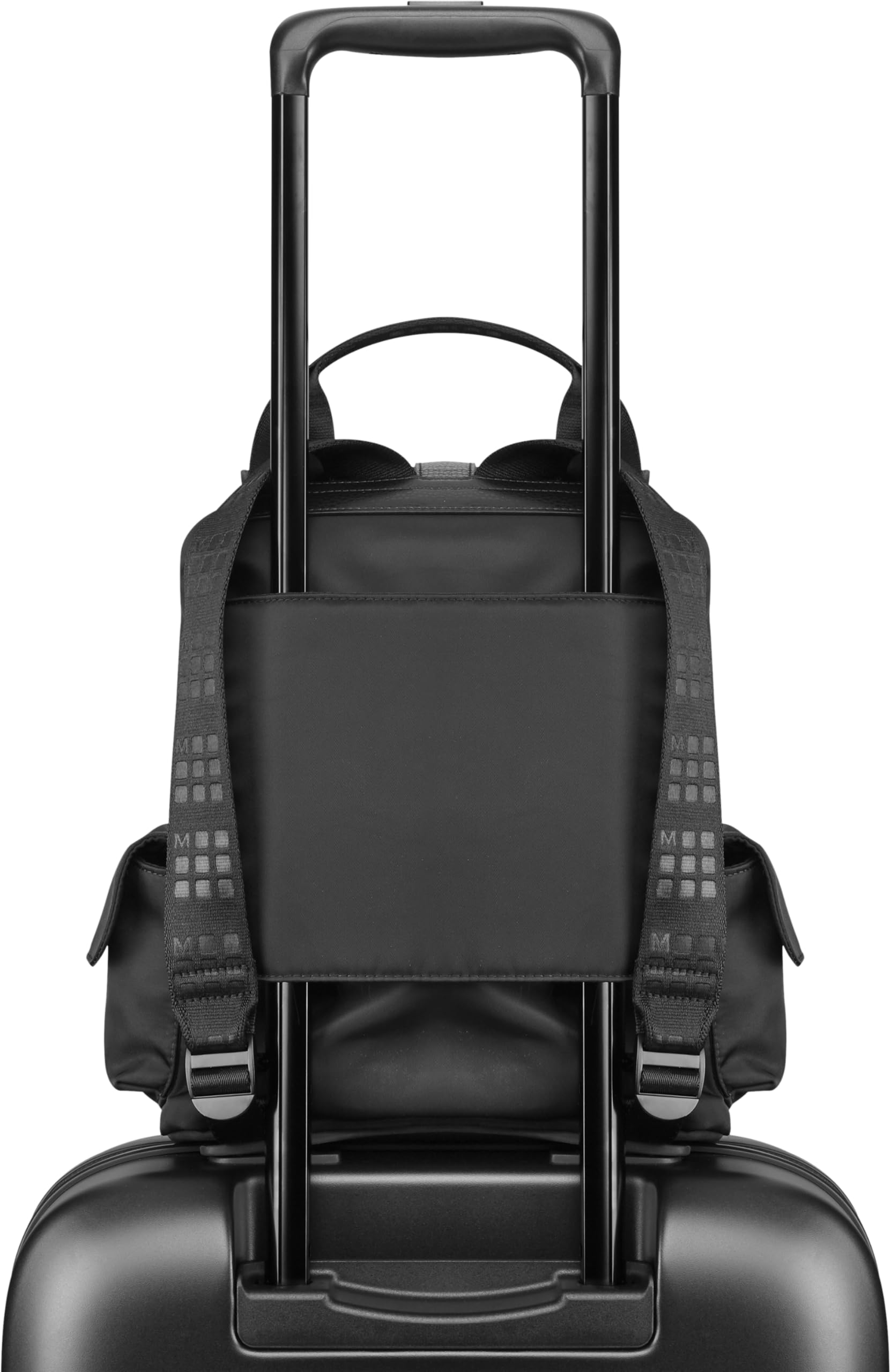 Moleskine Rucksack Klein Kollektion The Legendary, Rucksack Für Arbeit Und Universität Mit Gepolsterte Laptoptasche Aus 100% Recyceltem Material Maße 33 x 32 x 12 cm, Schwarz | Kompakter Rucksack mit organisierten Fächern, gepolstertem Laptop-Stauraum und