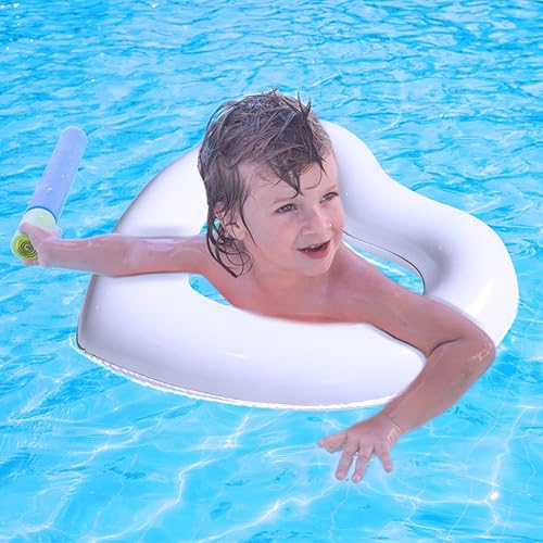 Miniatura 8 de ZHUYNXIR Tubo flotante de piscina con forma de corazón, diversión en el agua, juguetes de fiesta en la playa para niños, accesorios de diseño de