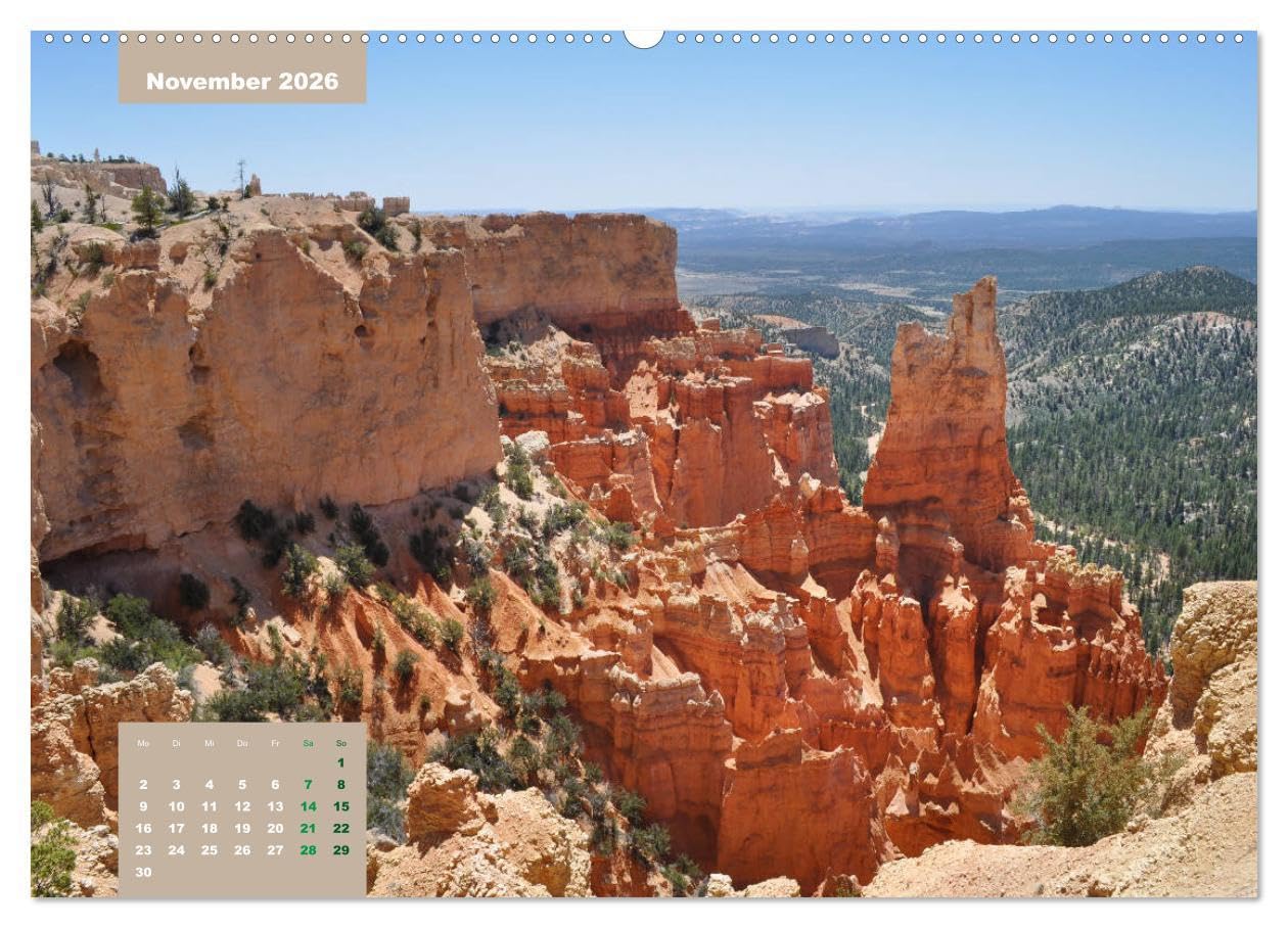Erlebe mit mir den Westen der USA (hochwertiger Premium Wandkalender 2026 DIN A2 quer), Kunstdruck in Hochglanz: Meistens wird der Begriff Westküste ... liegenden Gebiete verwendet. (CALVENDO Orte)